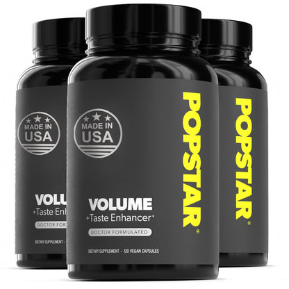 POPSTAR Labs Semen Volume Booster – Doctor Formulated, USA Made, 360 Capsules