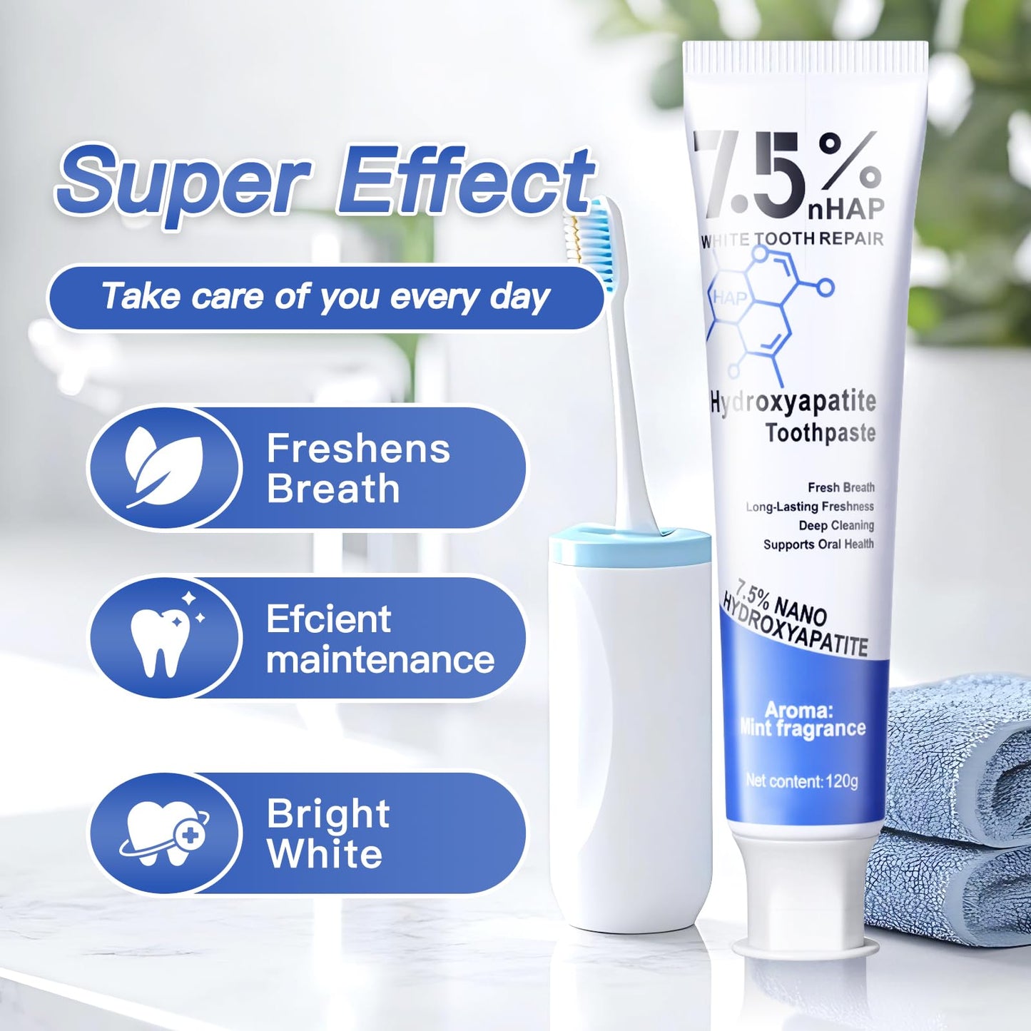 Porindisi Nano Hydroxyapatite Toothpaste – Remineralizing & Fluoride-Free