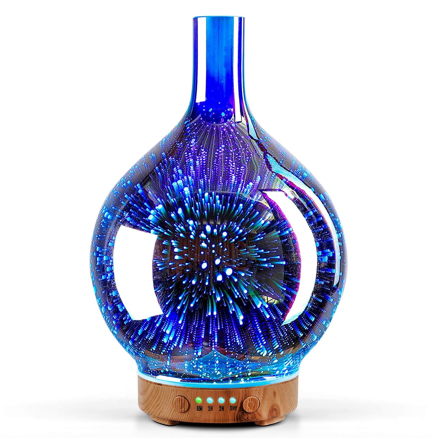 Porseme 150ml 3D Glass Essential Oil Diffuser – Auto Shut-Off