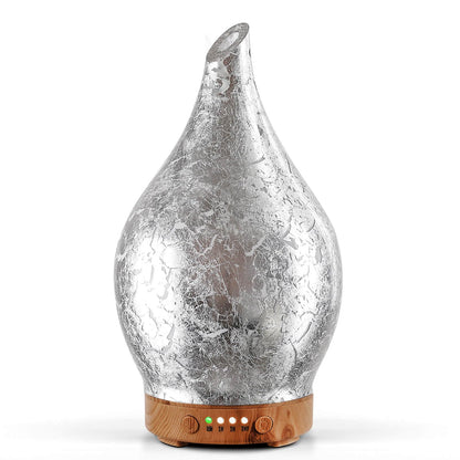 Porseme 150ml Glass Essential Oil Diffuser | Ultrasonic Humidifier, Auto Shut-Off