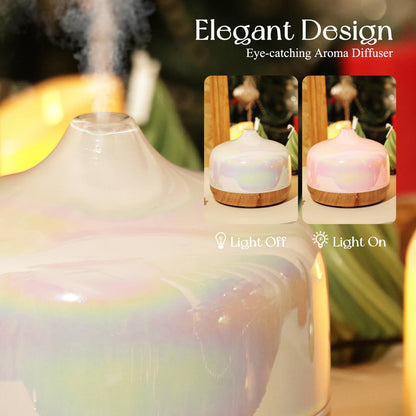 Porseme 500ml Glass Essential Oil Diffuser | Ultrasonic Humidifier