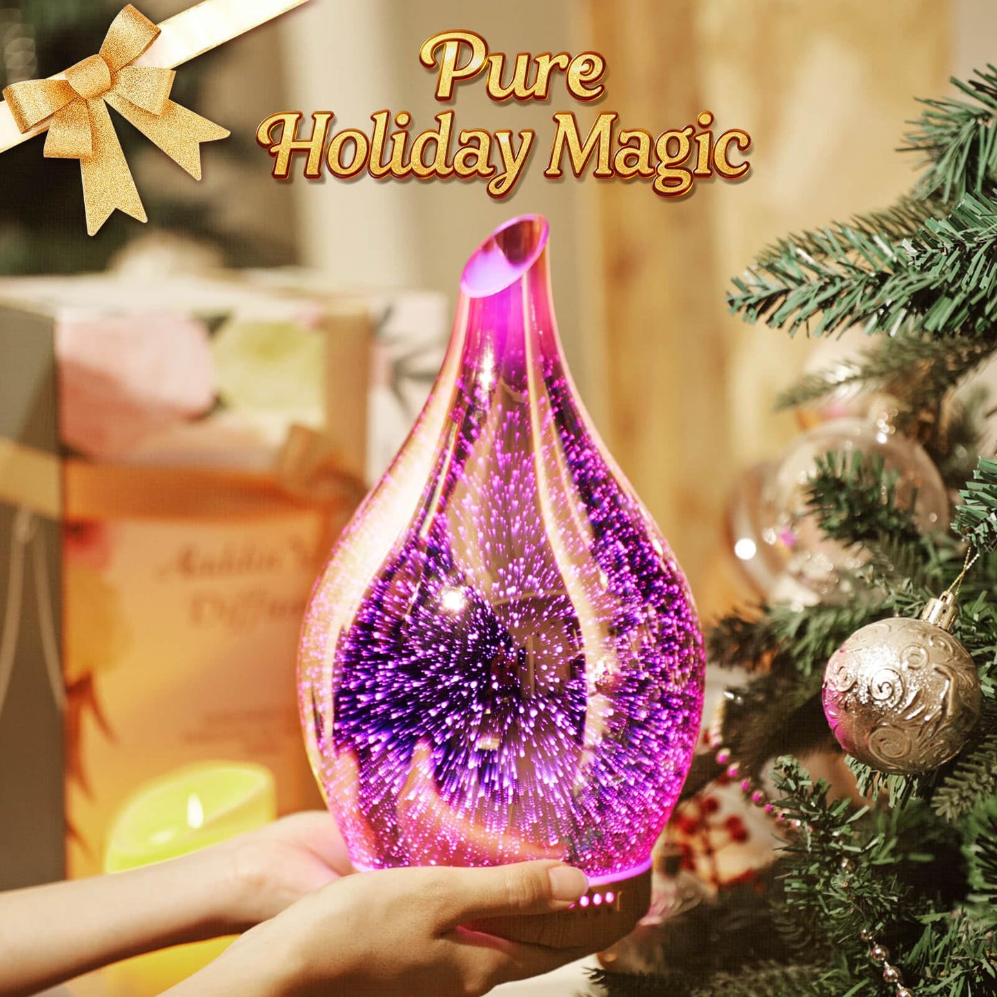 Porseme 280ml Essential Oil Diffuser with Remote - BPA Free Auto Shut-Off