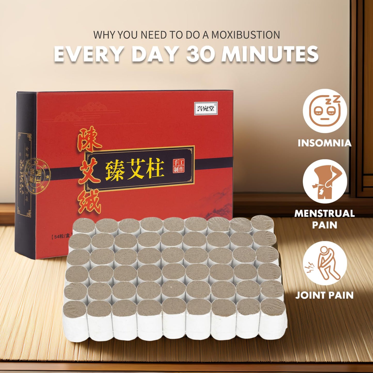 Smokeless Copper Moxa Box – Portable Moxibustion Tool (Not Included Moxa)