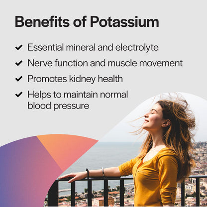 PureFormulas Potassium 99 mg Chelated – Highly Absorbable Potassium Supplement | Non-GMO, 100 Vegetarian Capsules