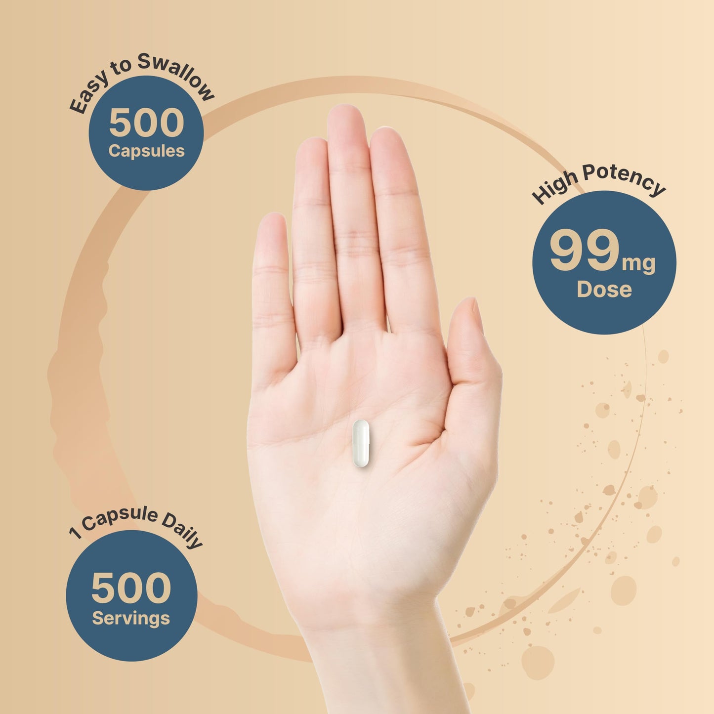 Potassium Citrate 99mg – 500 Caps | Chelated, Non-GMO