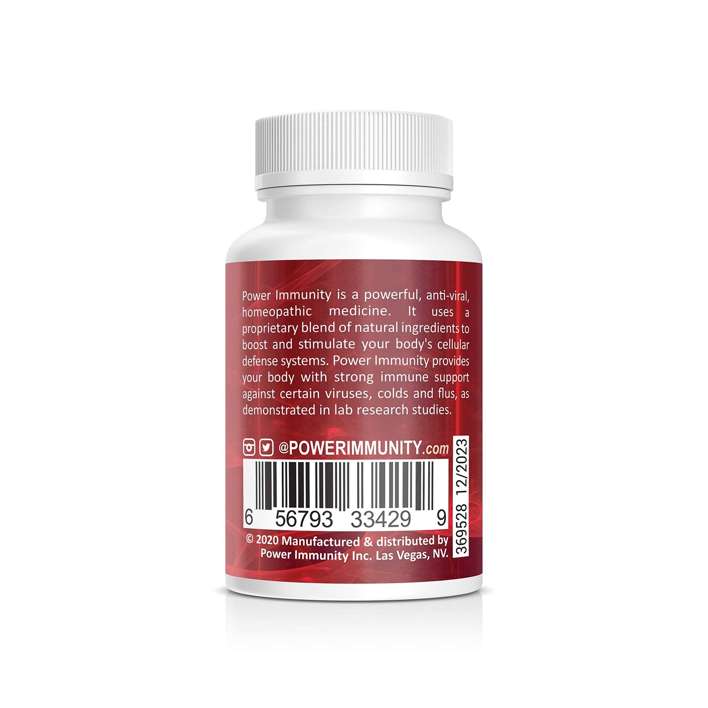 Power Immunity – Homeopathic Immune Booster, Maximum Strength, All Natural, Non-GMO, 100 Tablets