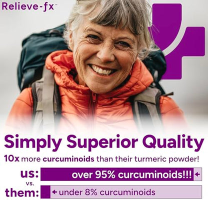 PPO Lab Relieve-fx DLPA Boswellia Turmeric Ginger - 90ct Capsules | Curcumin, Black Pepper