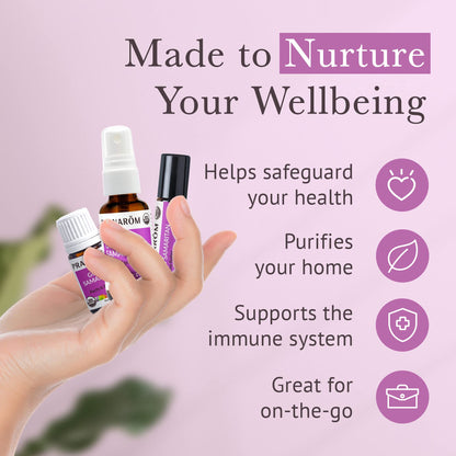 Pranarom Good Samaritan Purify & Protect Essential Oil Blend Kit (3pk) – 100% Pure, Organic (USDA & ECOCERT)