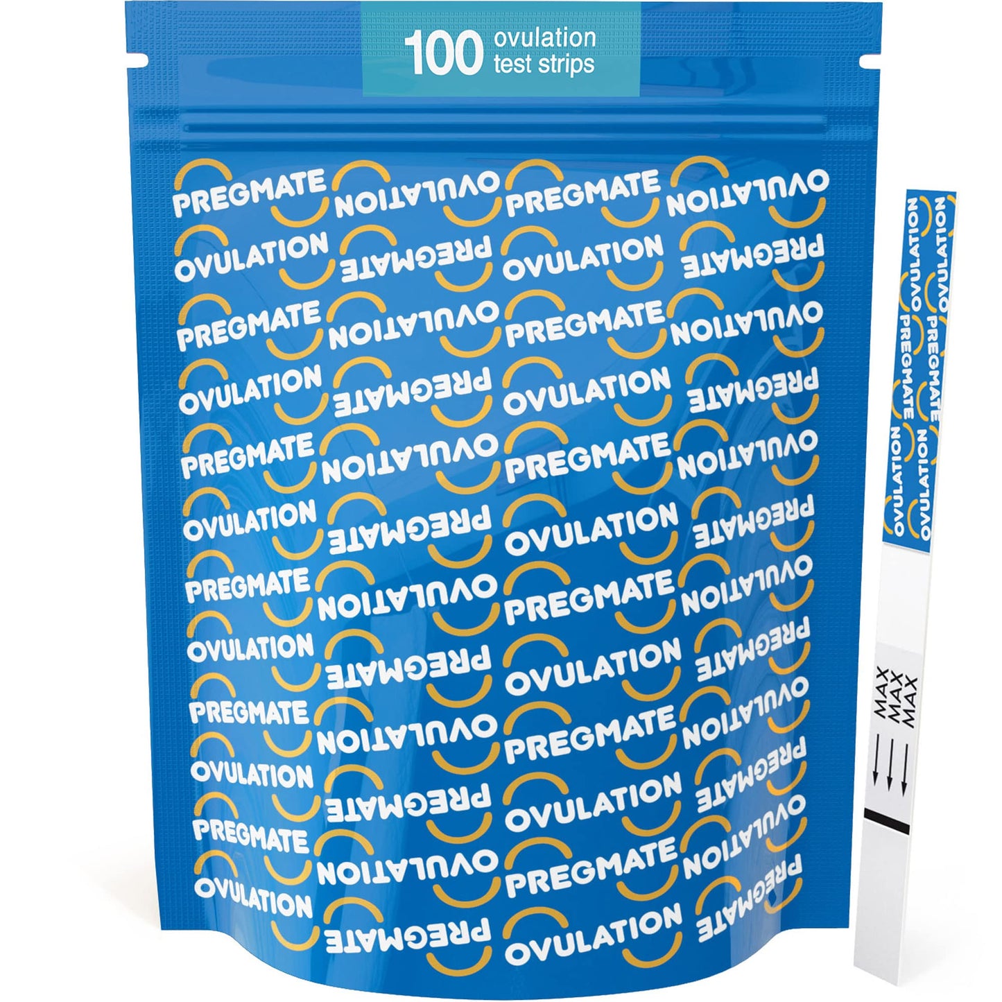 Pregmate 100 Ovulation Test Strips – Numerical LH Result (100 Count)