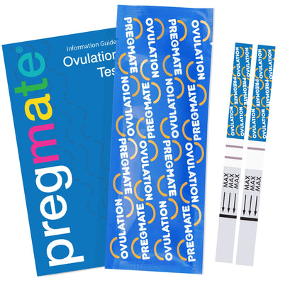 Pregmate 100 Ovulation Test Strips – Numerical LH Result (100 Count)
