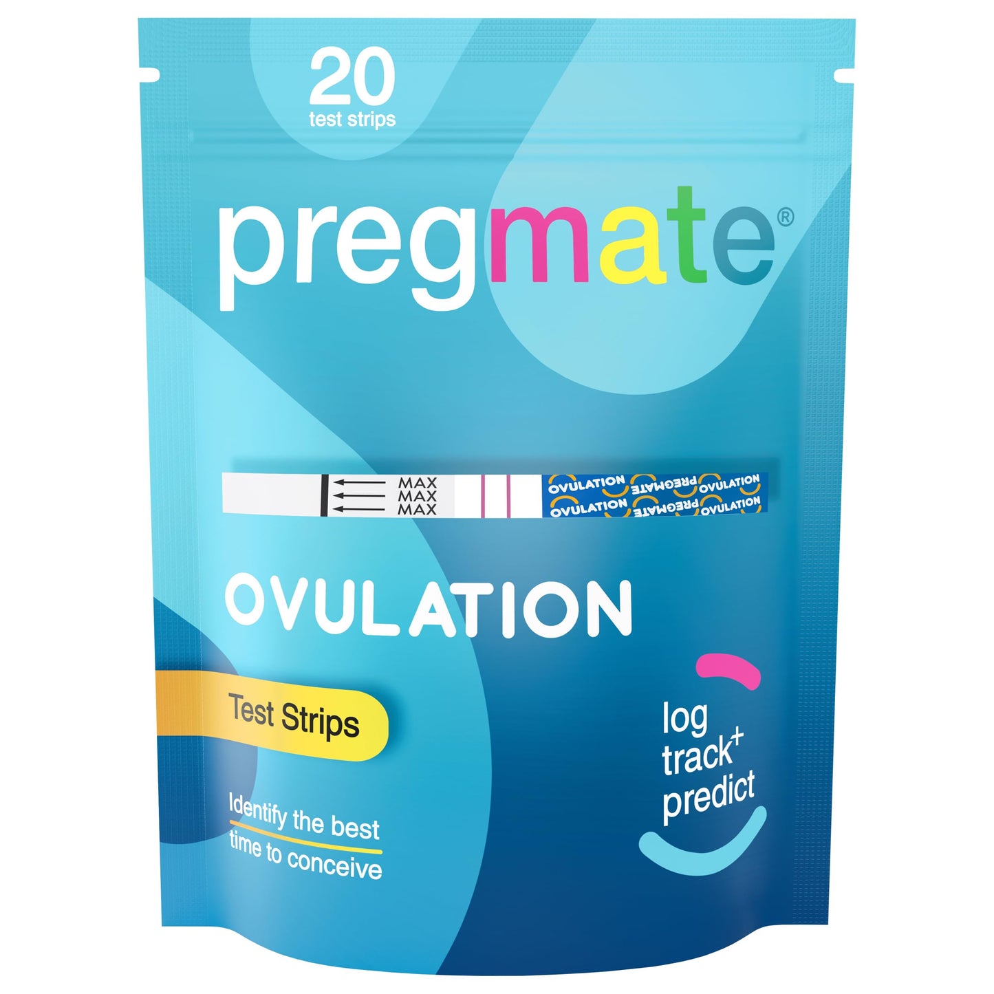 Pregmate 20 Ovulation Test Strips Predictor Kit (20 Count) – Accurate Ovulation Tests & LH Surge Predictor