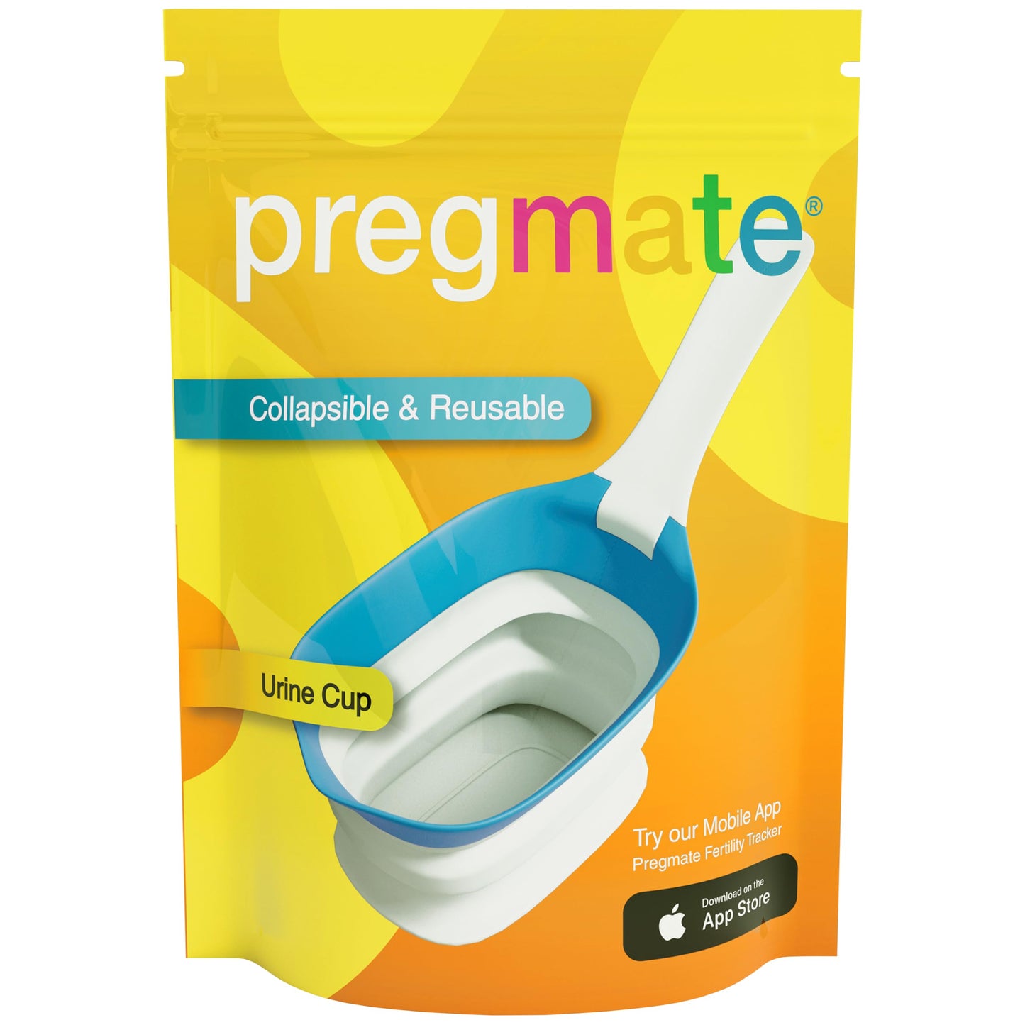 Pregmate Collapsible Urine Collection Cup for Ovulation & Pregnancy Tests | Reusable & Eco-Friendly