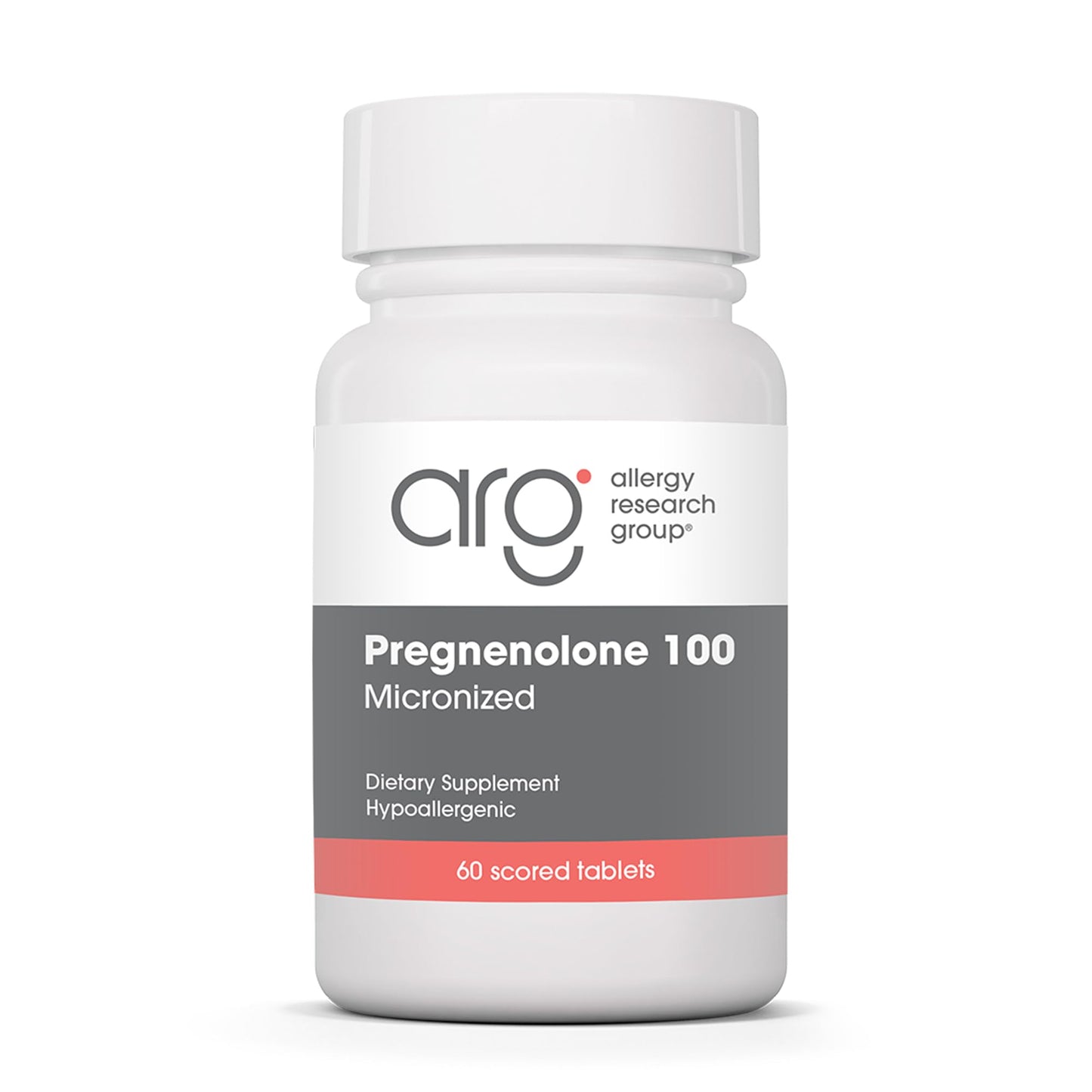 Allergy Research Group Pregnenolone 100mg – Plant-Based Hormone Support (60 Tablets)