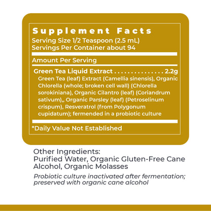 Premier Research Labs Green Tea-ND Probiotic Fermented Extract - 8 Fl Oz