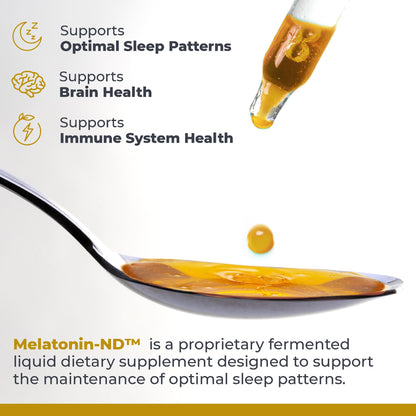 Premier Research Labs Melatonin-ND Liquid Drops — Sublingual, Organic, Vegan (2 x 2 oz)