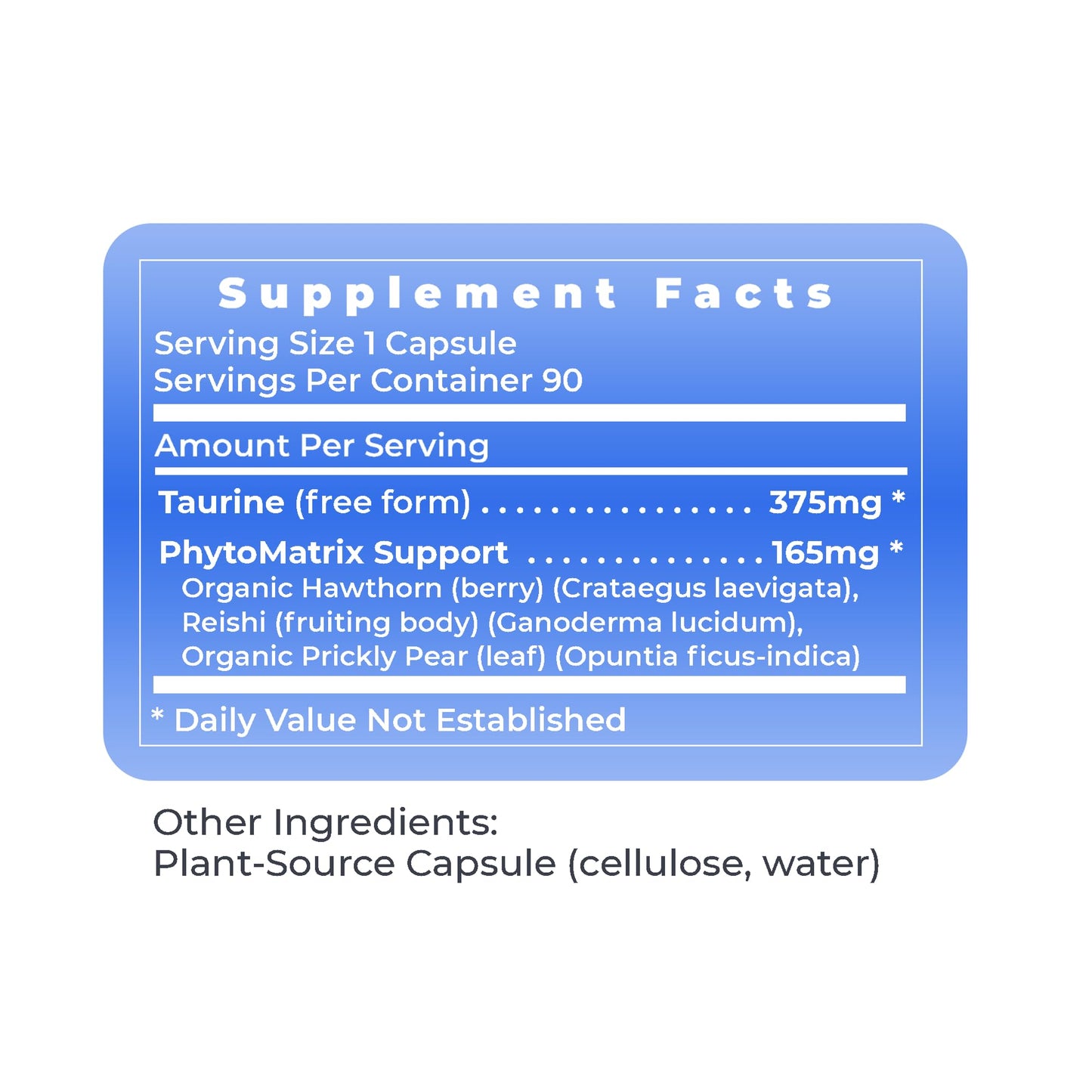 Premier Research Labs Taurine Blend | L-Taurine Supplement for Liver, Heart & Brain Health - 90 Vegetarian Capsules