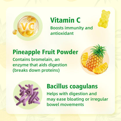 Premium Feminine Balance Gummies for Immune Health & pH Support – Pineapple, Vegan