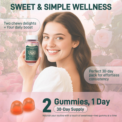 Premium Feminine Balance Gummies - Vaginal Probiotic for Women's pH Health & Immune Support | Vegan, Gluten-Free & Halal