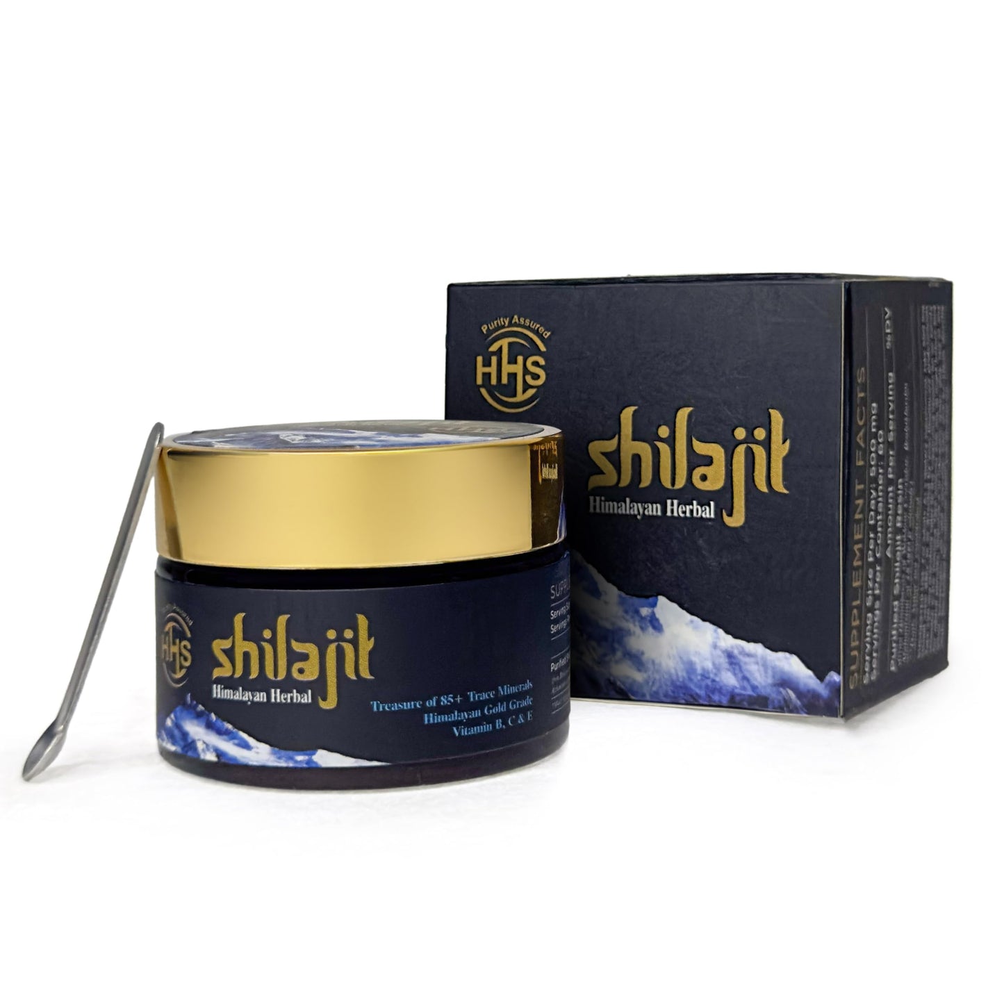 Premium Himalayan Shilajit Resin – Lab-Tested Fulvic Acid & Mineral Complex, 30g Jar