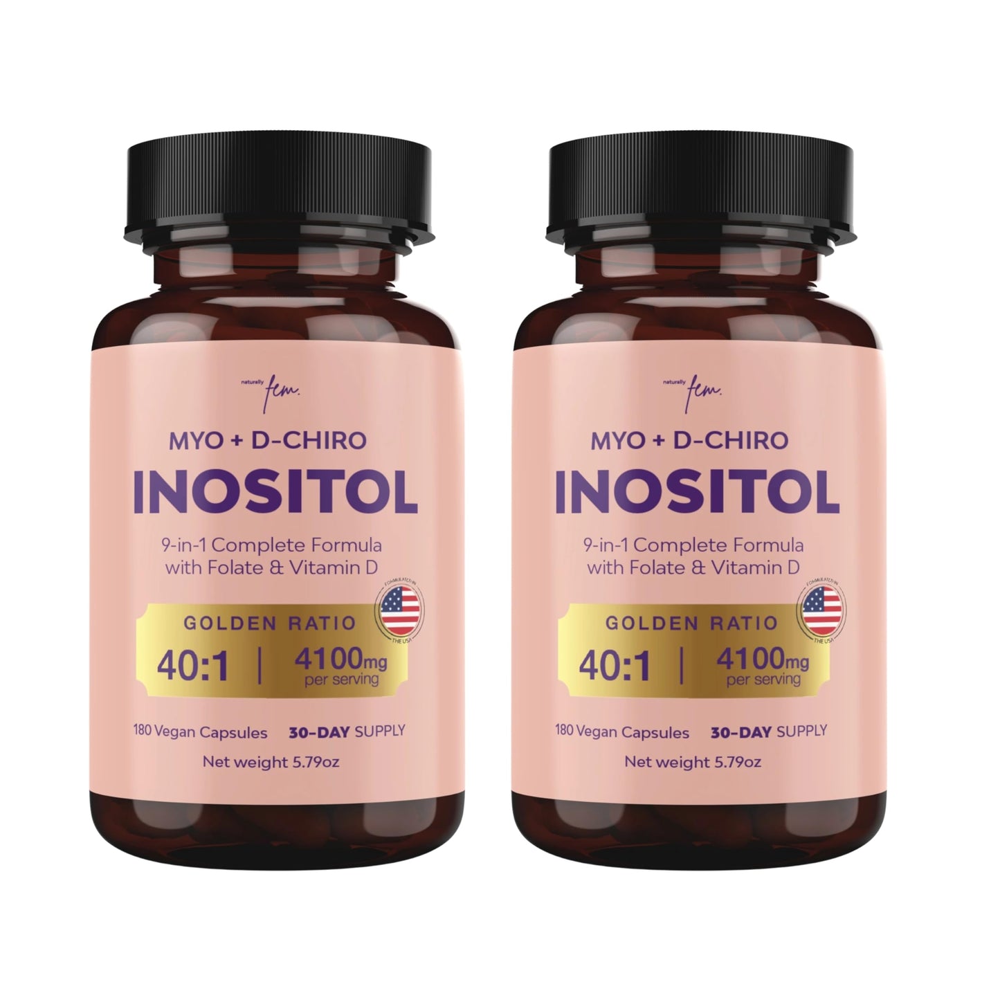 QSTA Premium Inositol Bundle – 4100mg (40:1) Myo & D-Chiro for Women | 9-in-1 Hormonal & Metabolic Support