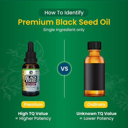 Amazing Herbs Premium Black Seed Oil - Cold-Pressed Nigella Sativa 1oz