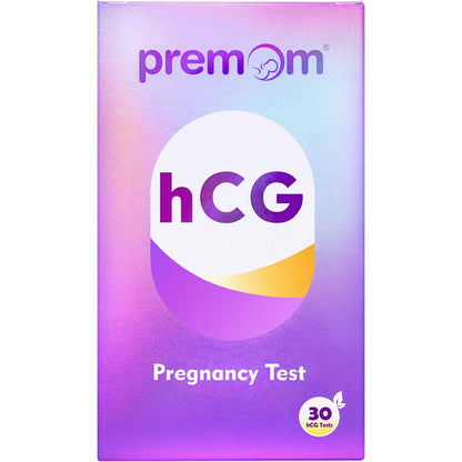 Premom Pregnancy Test Strips – 30 Pack Early Detection Kit with Premom App (iOS & Android)