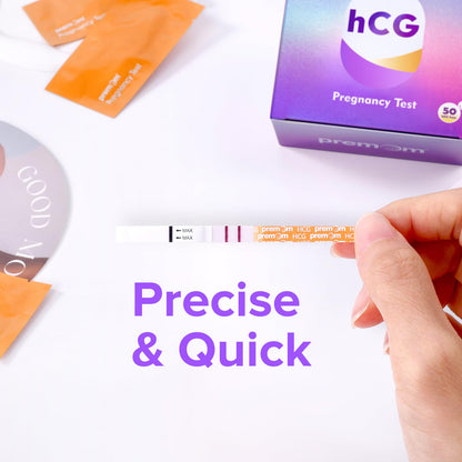 Premom Pregnancy Test Strips – 50 Count Kit with Premom Ovulation Predictor App