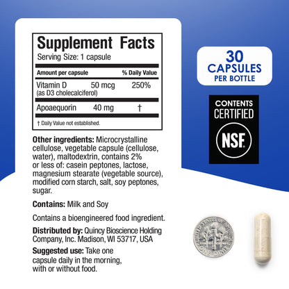 Prevagen Professional Formula - 90 Capsules | Apoaequorin 40mg + Vitamin D3 | 7-Day Pill Minder