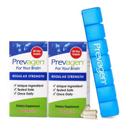 Prevagen Regular Strength – 120 Capsules (4 Month Supply) | Apoaequorin 10 mg + Vitamin D3