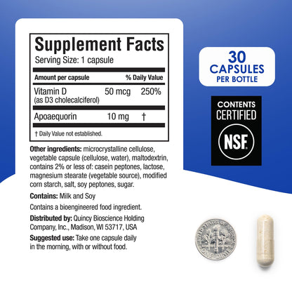 Prevagen Regular Strength - 120 Capsules | Apoaequorin + Vitamin D3 | 7-Day Pill Minder