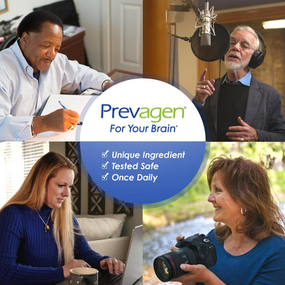 Prevagen Regular Strength - 120 Capsules | Apoaequorin + Vitamin D3 | 7-Day Pill Minder