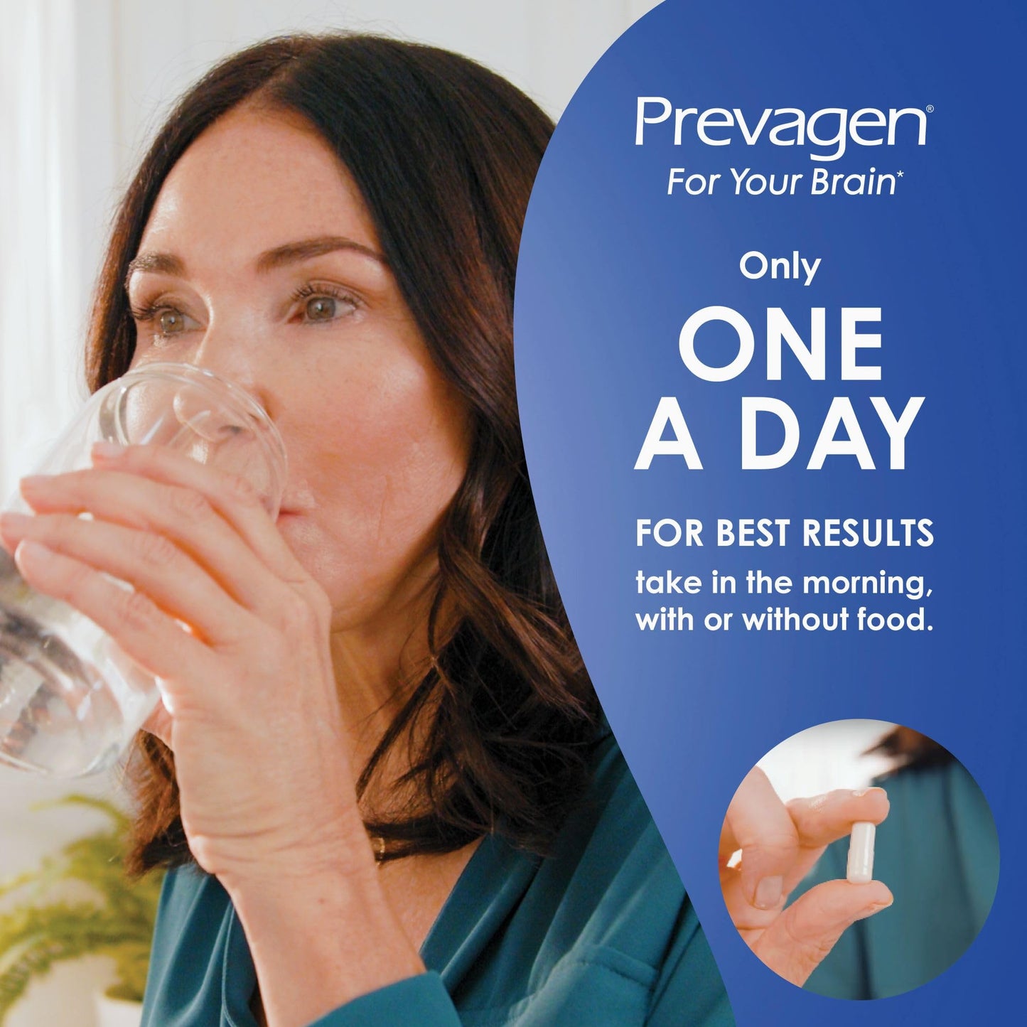 Prevagen Regular Strength - 90 Capsules (3 Month Supply) | Apoaequorin + Vitamin D3 | 7-Day Pill Minder
