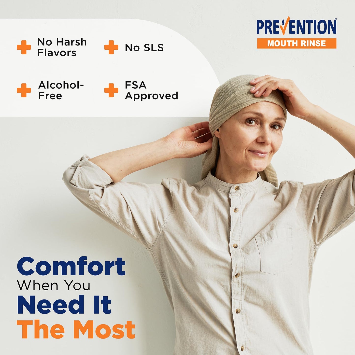 Prevention Oncology Alcohol-Free Mouthwash 16 oz (2-Pack) – Soothing, Gentle & Moisturizing