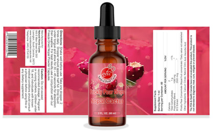 Natural Home Cures Prickly Pear Nopal Cactus Liquid Drops – 2 oz Each, 3-Pack