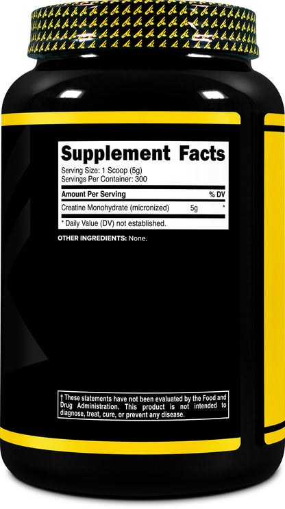 Primaforce Creatine Monohydrate 1.5 KG – Micronized Powder (300 Servings)