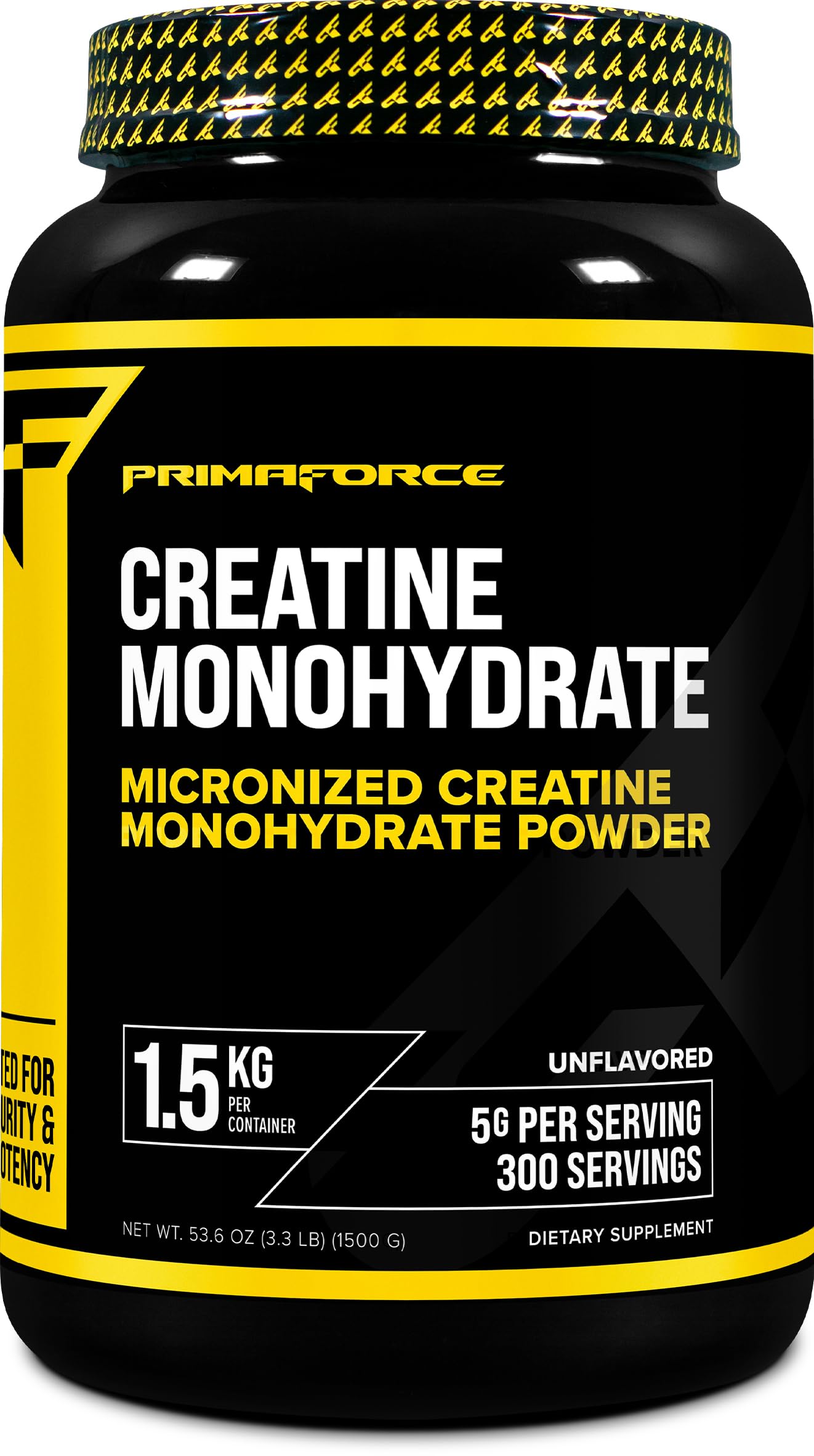 Primaforce Creatine Monohydrate 1.5 KG – Micronized Powder (300 Servings)