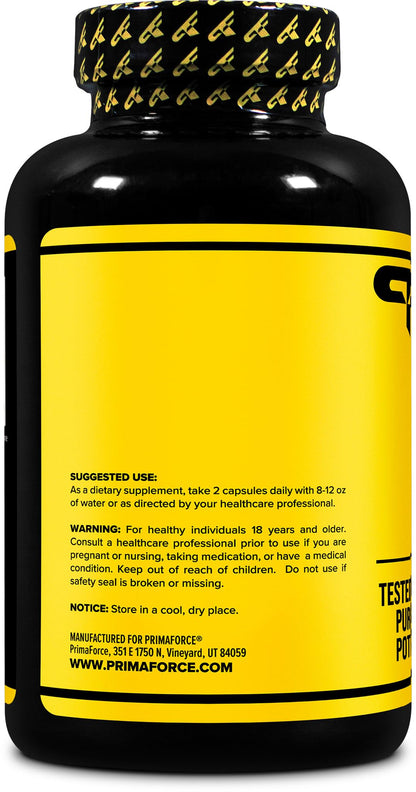 PrimaForce Tribulus Terrestris Extract Capsules - 180 Count, 1,500 mg/Serving
