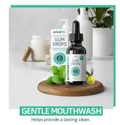 Primal Life Organics Dirty Mouth Gum Serum & Toothpowder – Spearmint, 1 oz