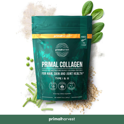 Primal Harvest Collagen Powder Type I & III – 2-Pack, Unflavored
