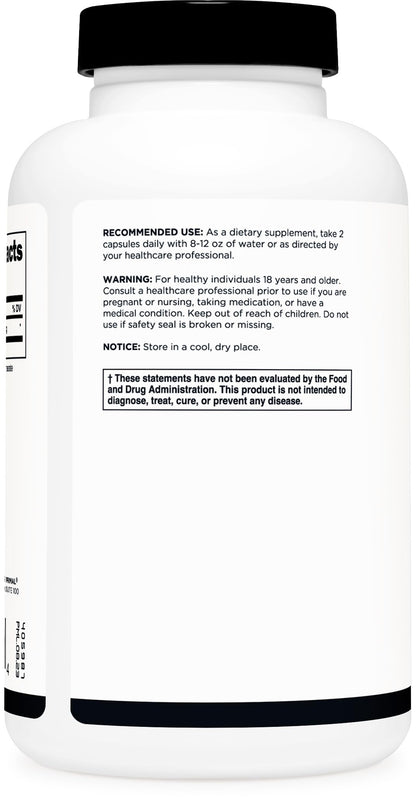 Primal L-Citrulline Capsules (180 Capsules, 1,500 mg Per Serving) | Premium L-Citrulline Supplement