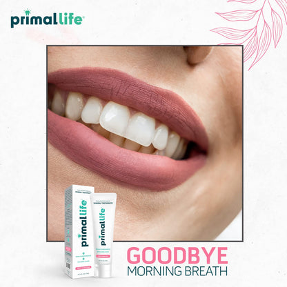 Primal Life Organics Dirty Mouth Toothpaste - Nano-Hydroxyapatite, Charcoal & Colloidal Silver (Bubblegum Flavor, 4oz)