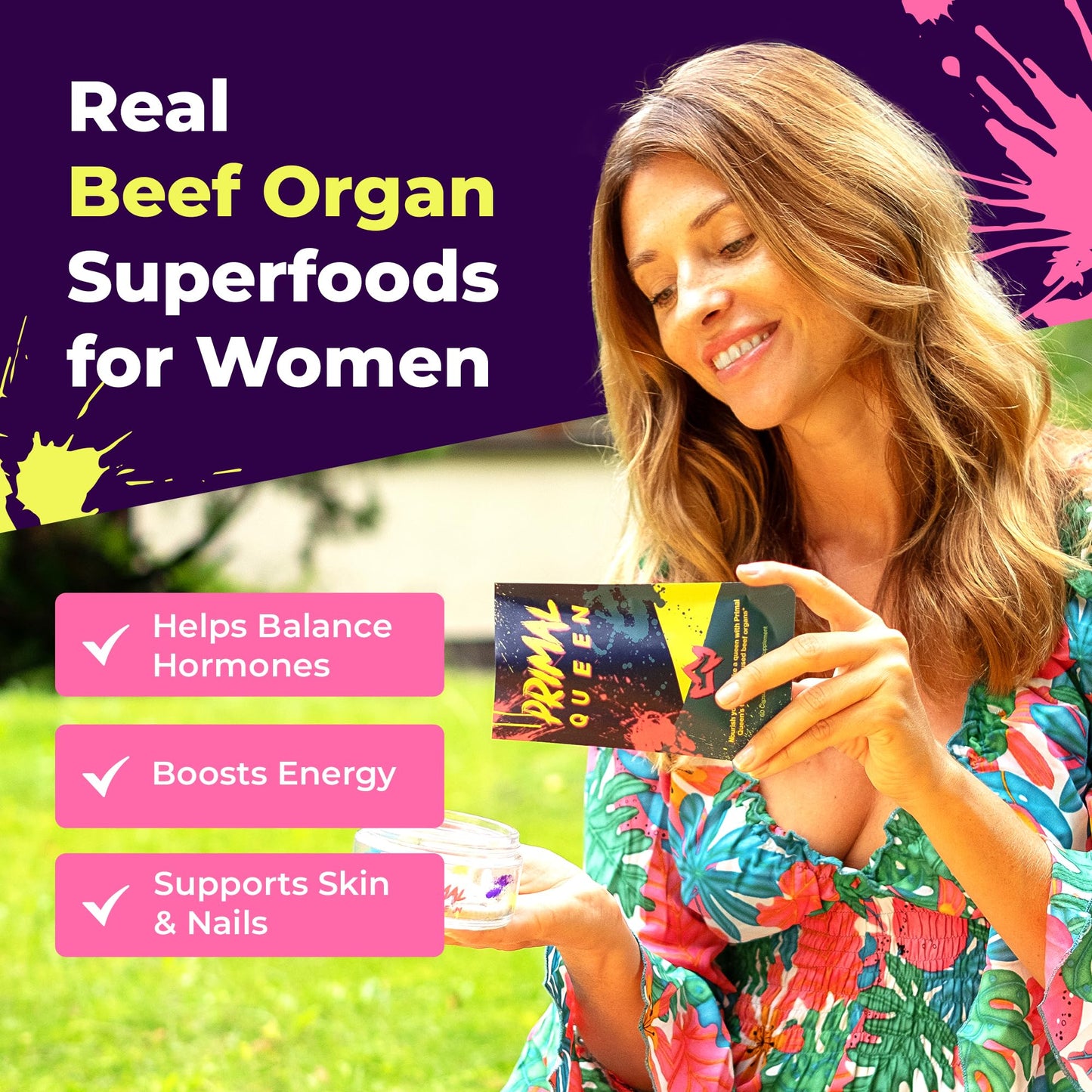 Primal Queen: Female Beef Organ Superfood - Grass-Fed (Liver, Kidney, Heart & More)