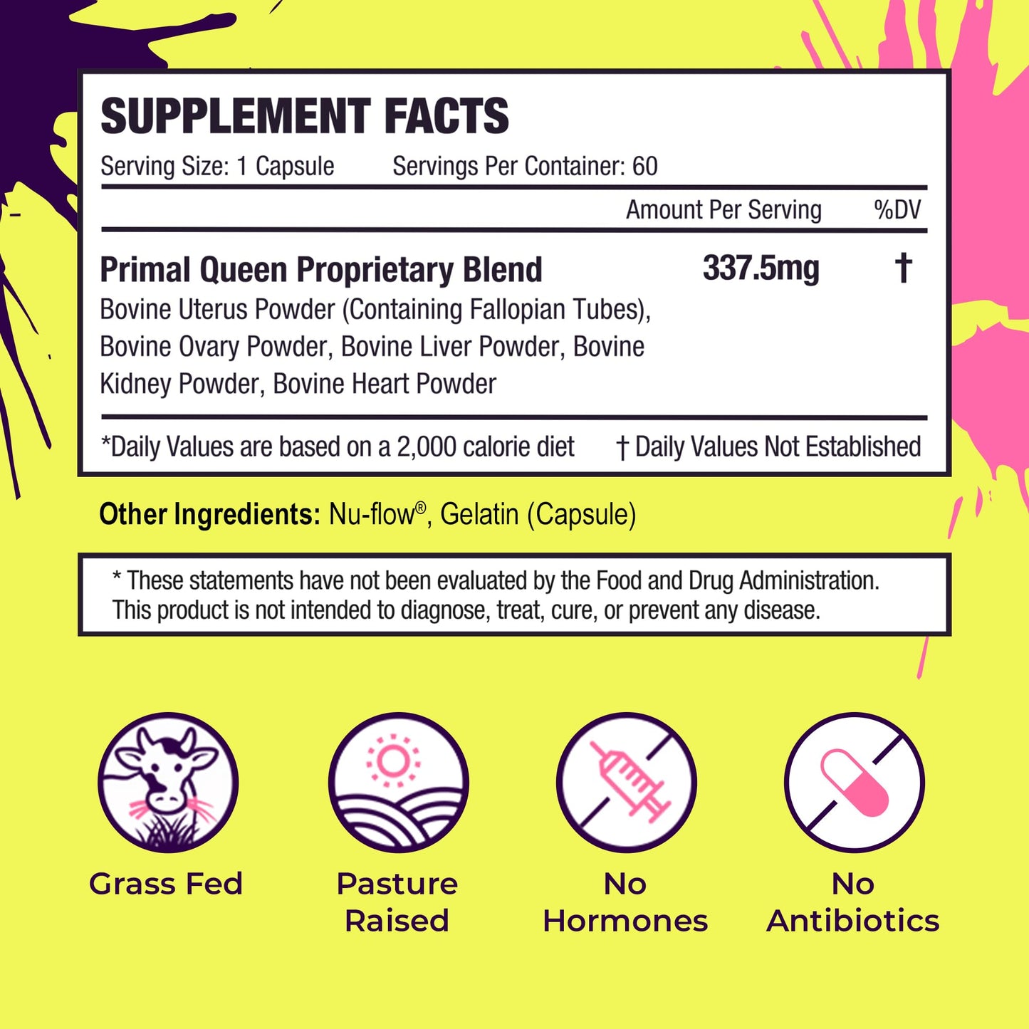 Primal Queen: Female Beef Organ Superfood - Grass-Fed (Liver, Kidney, Heart & More)