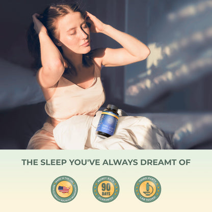 Primal Sleep 2 Pack by Primal Harvest – 120 Capsules (Valerian, L-Tryptophan, GABA, Chamomile, Melatonin 3 mg)