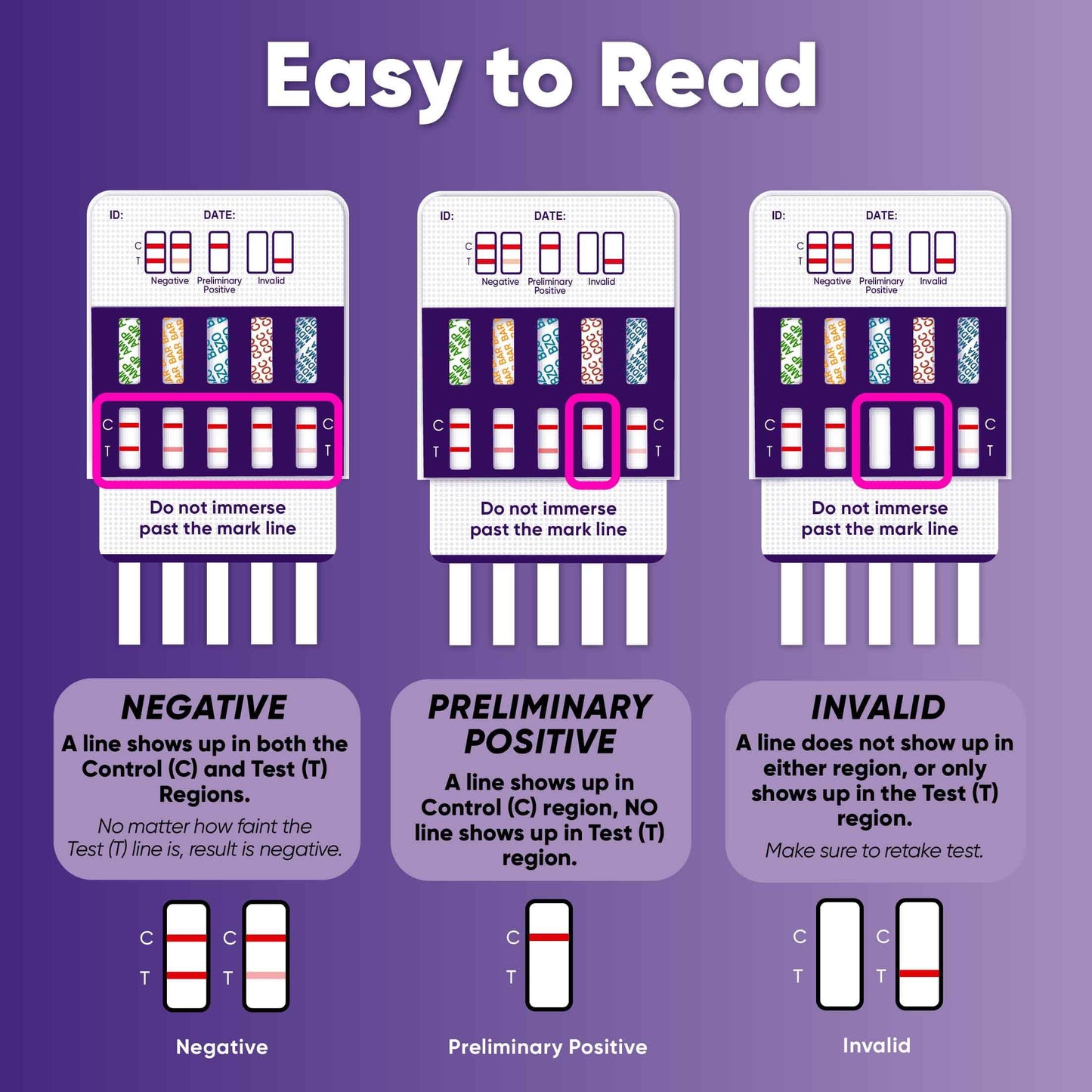 Prime Screen [5 Pack] 10 Panel Urine Drug Test Kit - Testing Instantly for THC (Marijuana), BZO (Benzos), MET (Meth), PCP (Phencyclidine), MTD, AMP, BAR, COC, OPI, MDMA - WDOA-3104