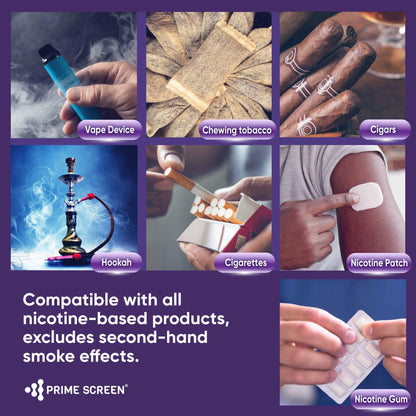 Prime Screen T-Swab Cotinine Oral Fluid Test (5 Pack) – One-Step Nicotine Detection