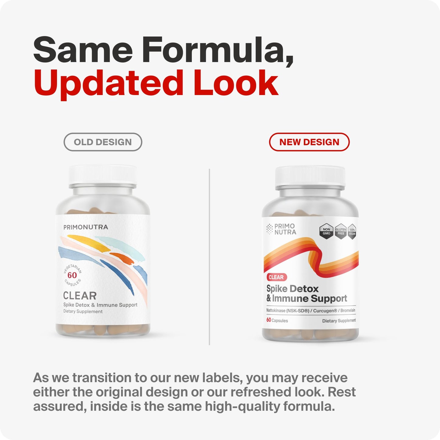 PRIMONUTRA Spike Detox with NSK-SD Nattokinase, Bromelain, Curcugen & Molecular Hydrogen