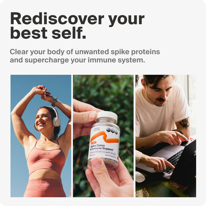 PRIMONUTRA Spike Detox with NSK-SD Nattokinase, Bromelain, Curcugen & Molecular Hydrogen