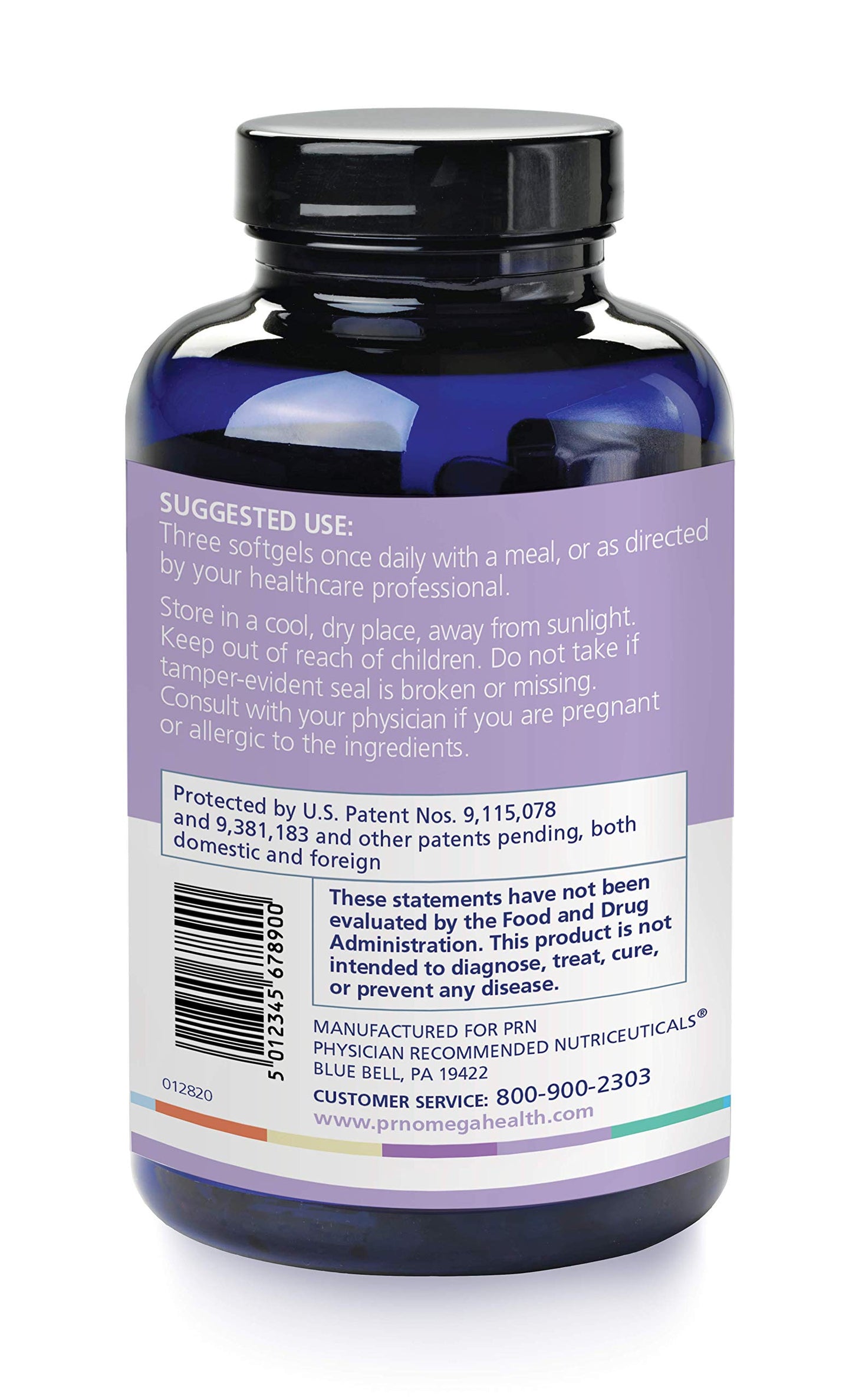 PRN numaqula Omega-3 90 Softgels – DHA 1400mg, EPA 400mg, Lutein & Zeaxanthin