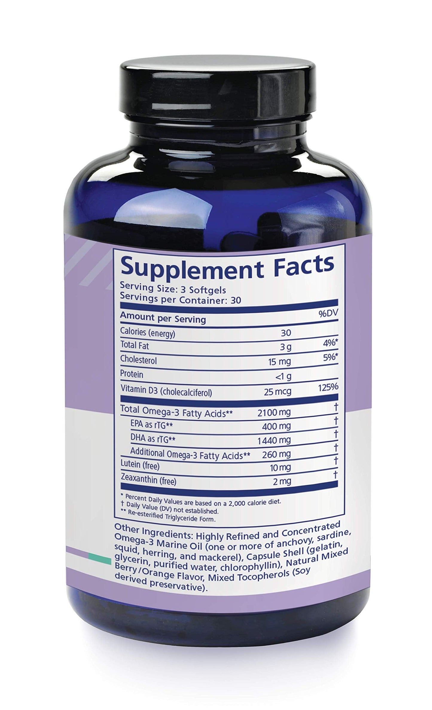 PRN numaqula Omega-3 90 Softgels – DHA 1400mg, EPA 400mg, Lutein & Zeaxanthin